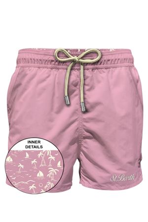 Patmos Swim Shorts With Back Pocket MC2 SAINT BARTH | Swimwear | PATM00101552L